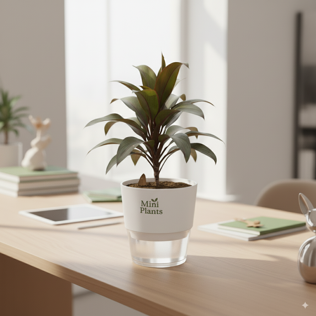 Dracaena Plant With Self Watering Pot - Image 4